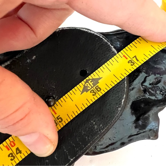 Vintage Elephant Buckle & Leather Belt Set of 2 - Picture 15 of 16